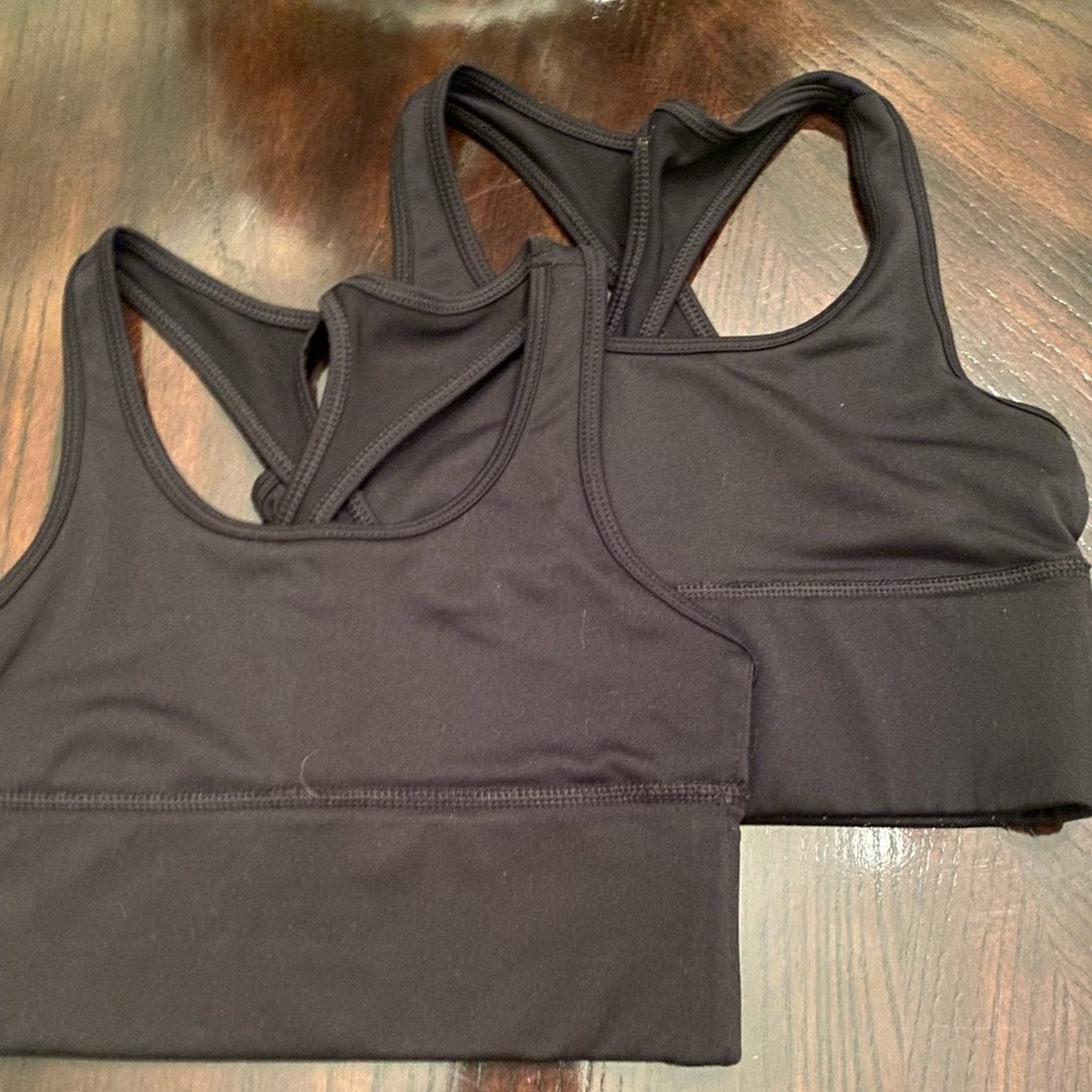 OLD NAVY BLACK DUO SPORTS BRAS!! 🖤🖤